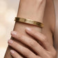 Tulle Crest Bangle