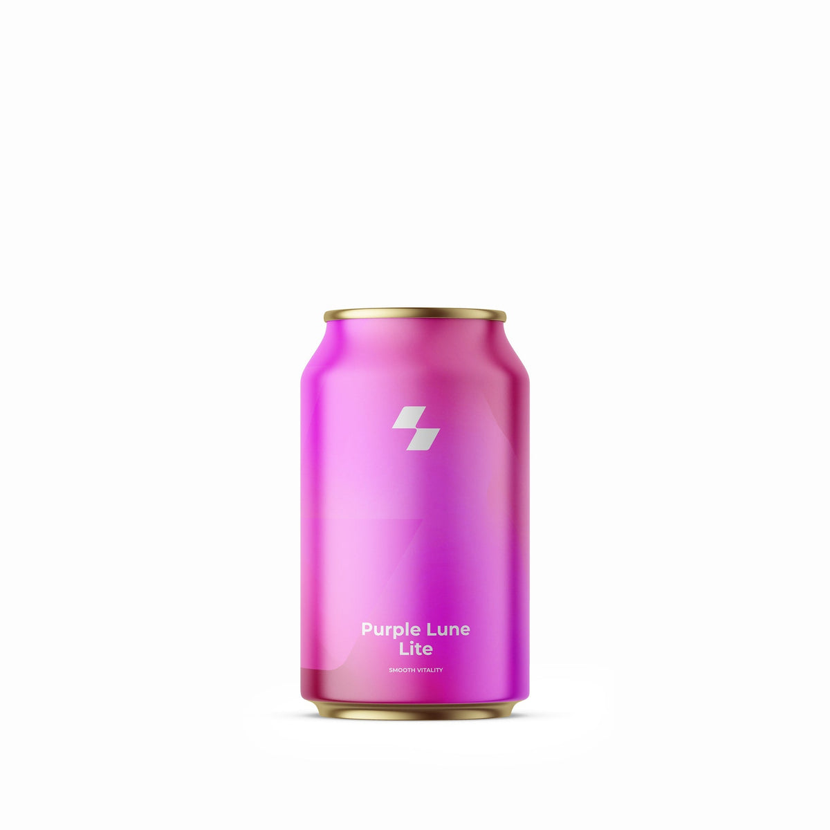 Pink can labeled 'Purple Lune Lite' on a white background (12 oz / 330 ml)