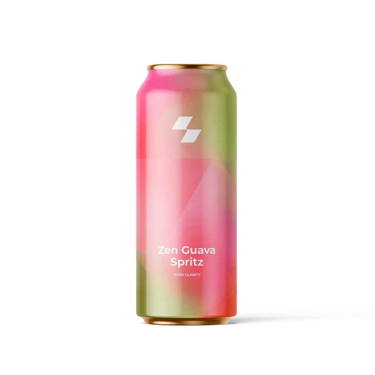 Can of Zen Guava Spritz on a white background (16 oz / 500 ml)